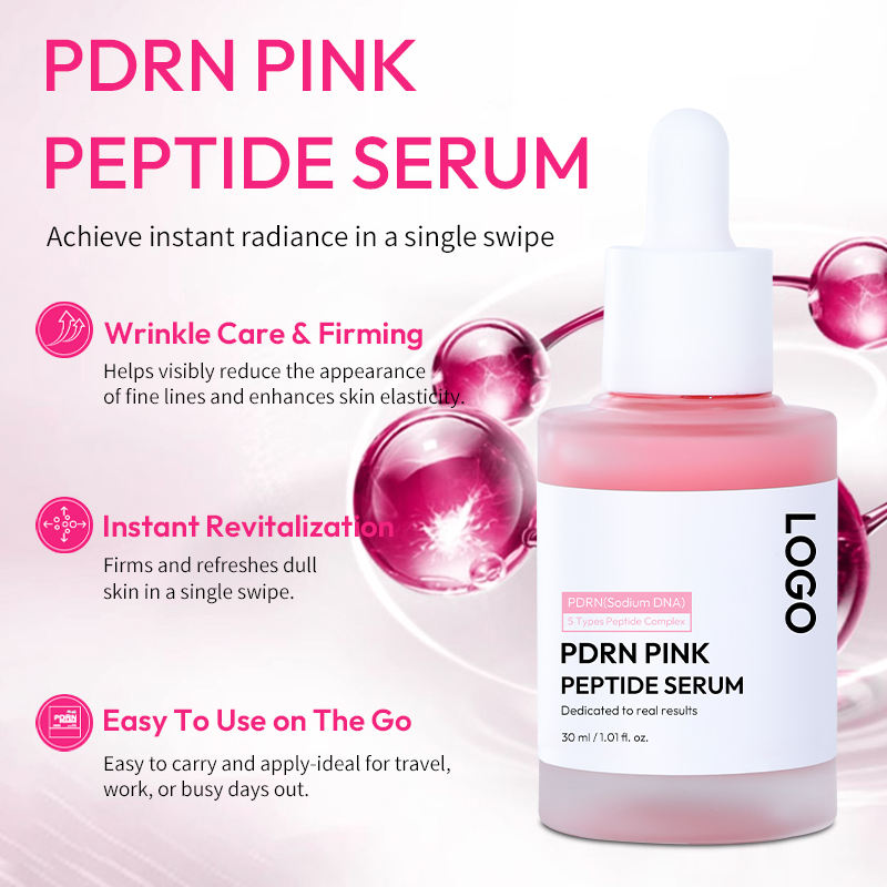 Custom OEM facial collagen skincare lifting serum, firming and moisturizing salmon DNA serum PDRN
